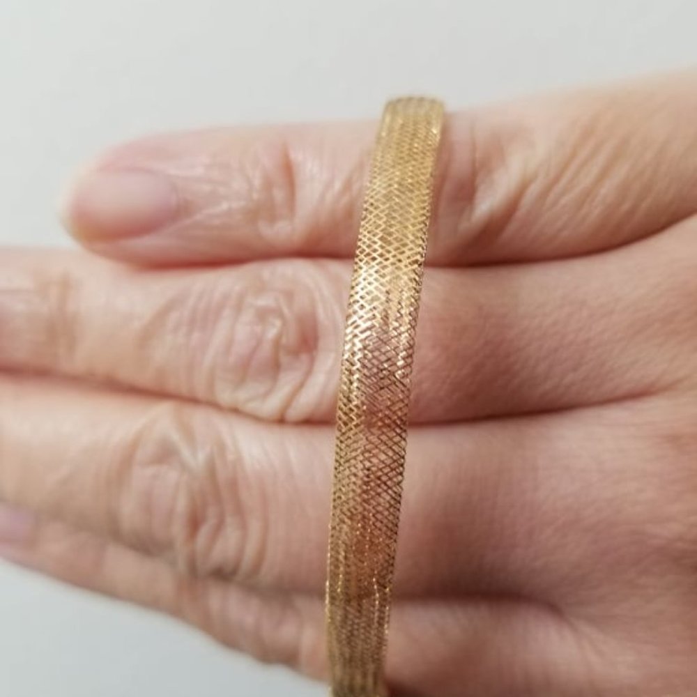 Bracelet mesh style 18k gold - ONLY 1 left!!! - Picture 5 of 15